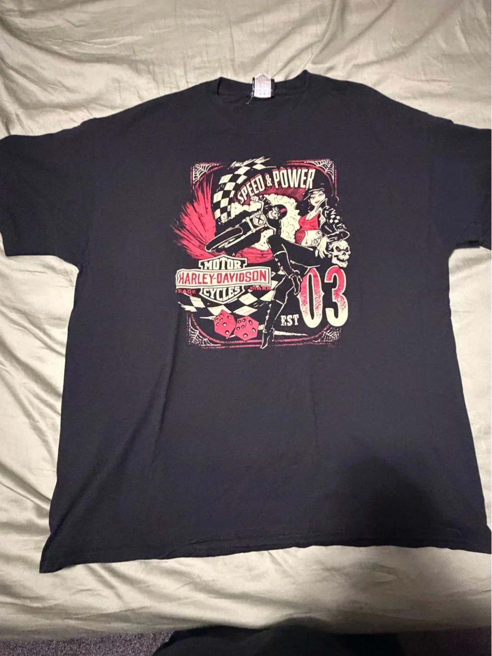 Harley-Davidson Black Tee Salt Lake City Utah